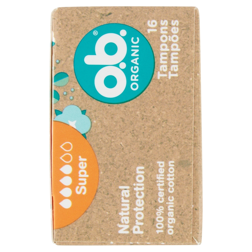 o.b. Organic Super Tampons 16 pz